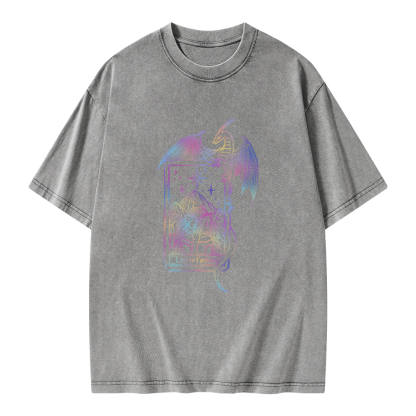 Pagewings Lost In Fantasy Unisex Washed T-shirt