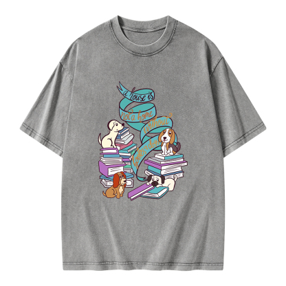 Pagewings A House Is Not A Home Without Beagle Dogs Unisex Washed T-shirt