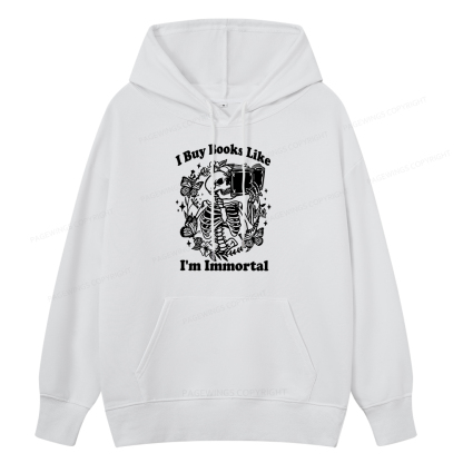 Pagewings I Buy Books Like I'm Immortal Unisex Classic Hoodie