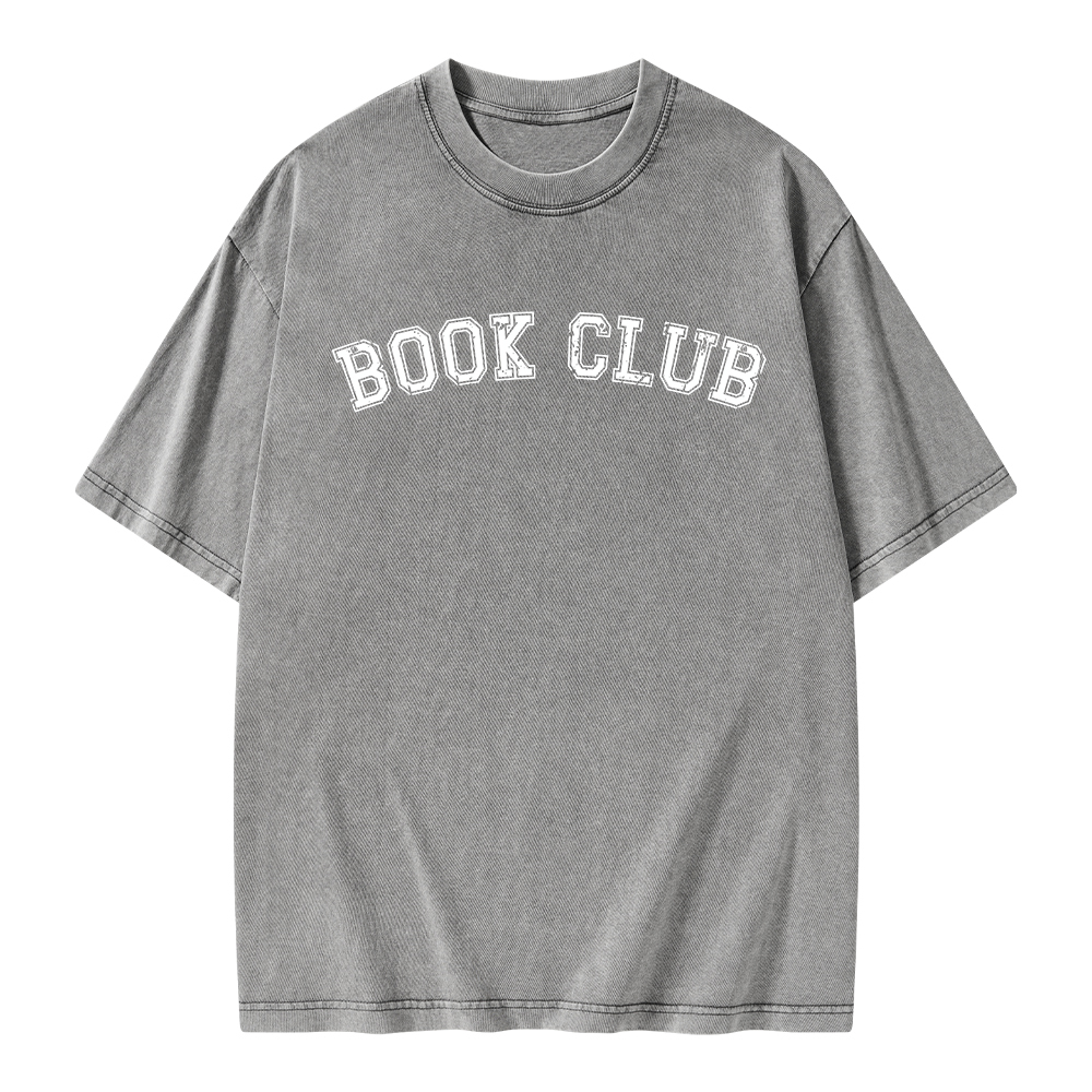 Pagewings Book Club Unisex Washed T-shirt
