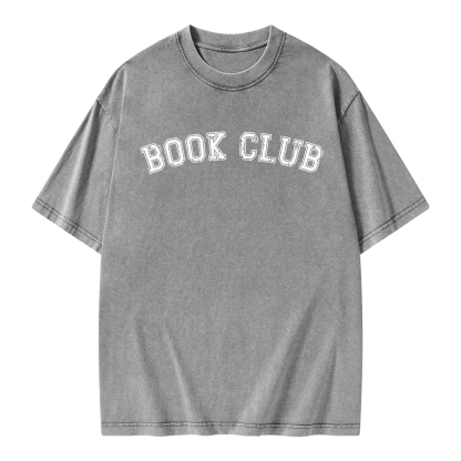 Pagewings Book Club Unisex Washed T-shirt