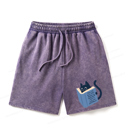 Pagewings How To Buy New Books Unisex Washed Shorts