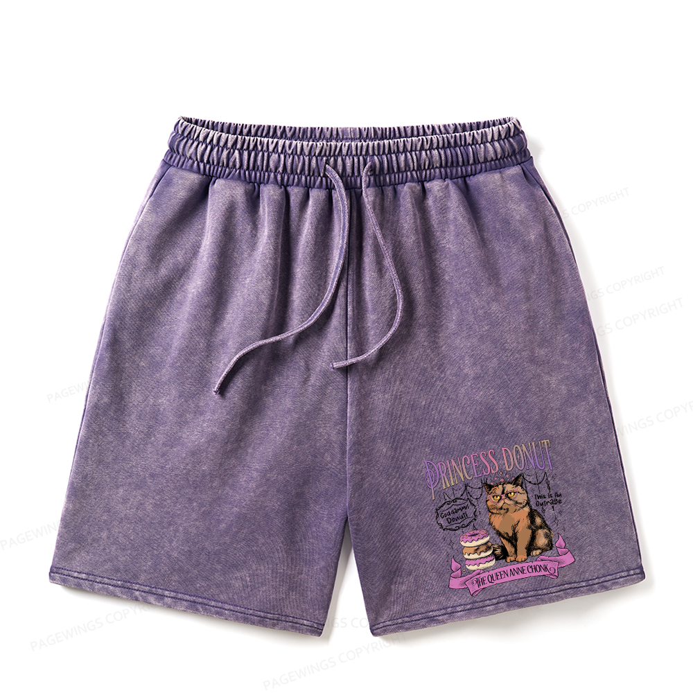 Pagewings Sci-Fi Book Lovers Unisex Washed Shorts