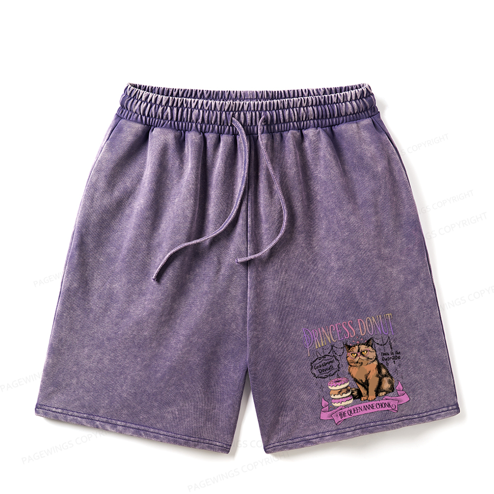 Pagewings Sci-Fi Book Lovers Unisex Washed Shorts