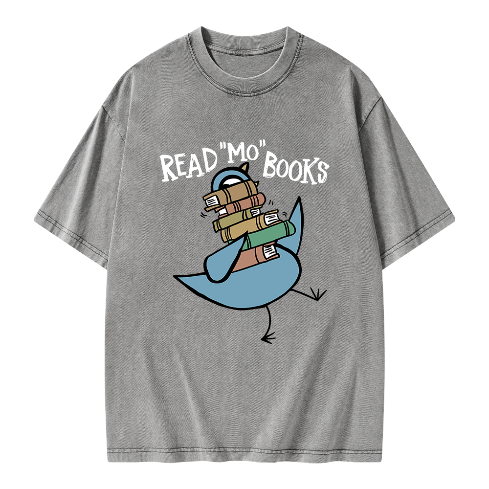 Pagewings Read More Books Unisex Washed T-shirt