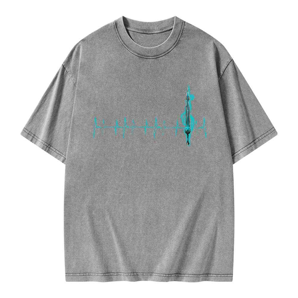 Pagewings Ten Heartbeats Stormlight Unisex Washed T-shirt