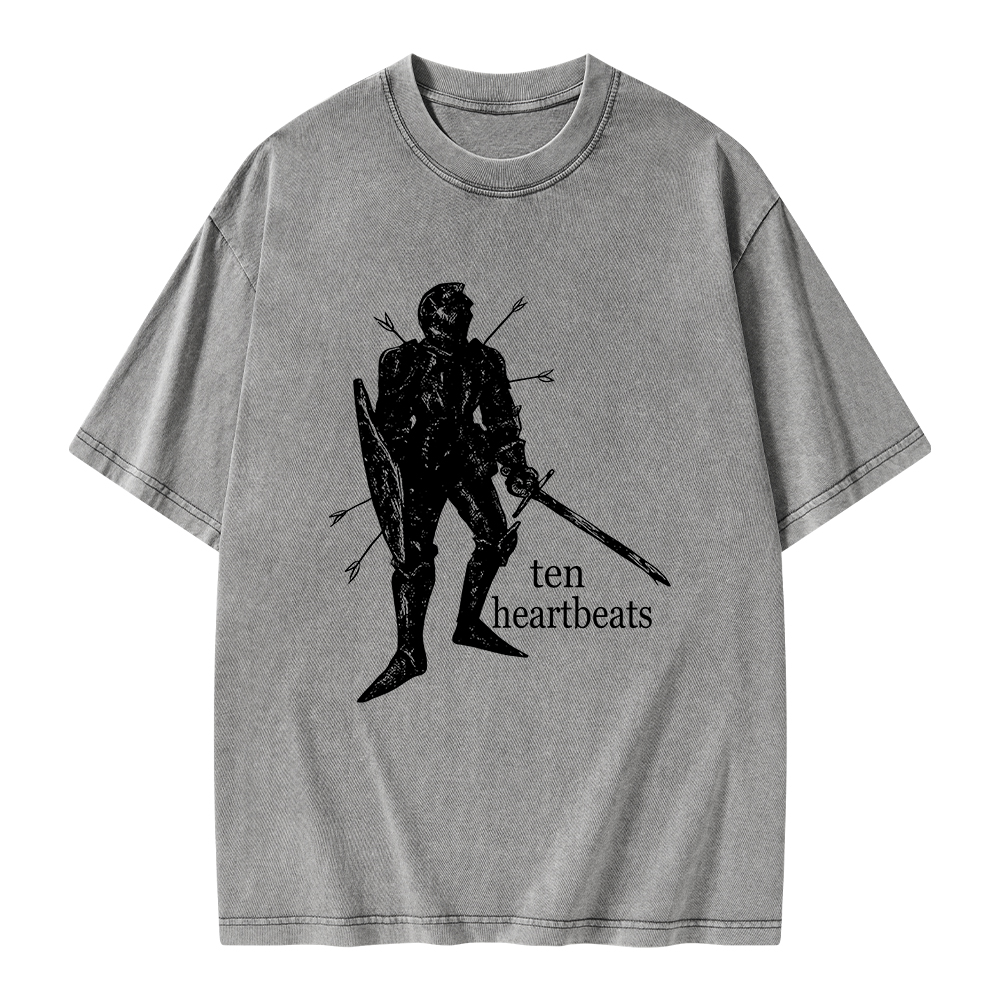 Pagewings Ten Heartbeats Unisex Washed T-shirt