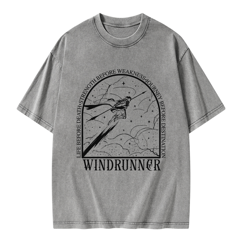 Pagewings Windrunner  Unisex Washed T-shirt