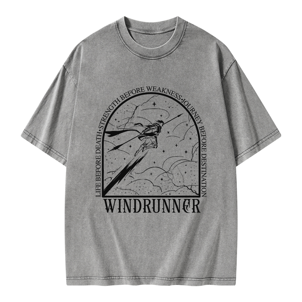 Pagewings Windrunner  Unisex Washed T-shirt