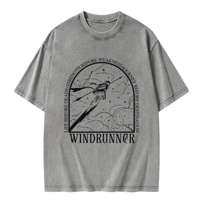 Pagewings Windrunner  Unisex Washed T-shirt