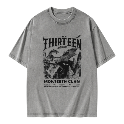 Pagewings The Thirteen Unisex Washed T-shirt