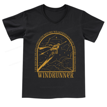 Pagewings Windrunner V-neck T-shirt