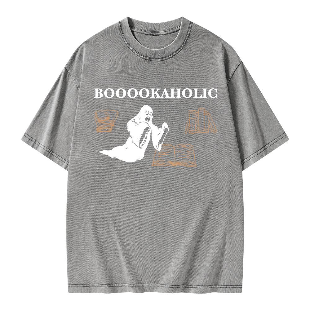 Pagewings Booookaholic Unisex Washed T-shirt
