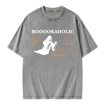 Pagewings Booookaholic Unisex Washed T-shirt