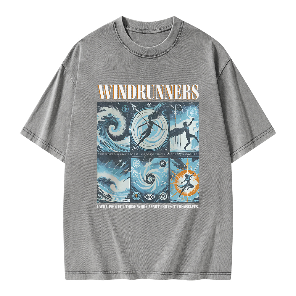 Pagewings Windrunners Unisex Washed T-shirt