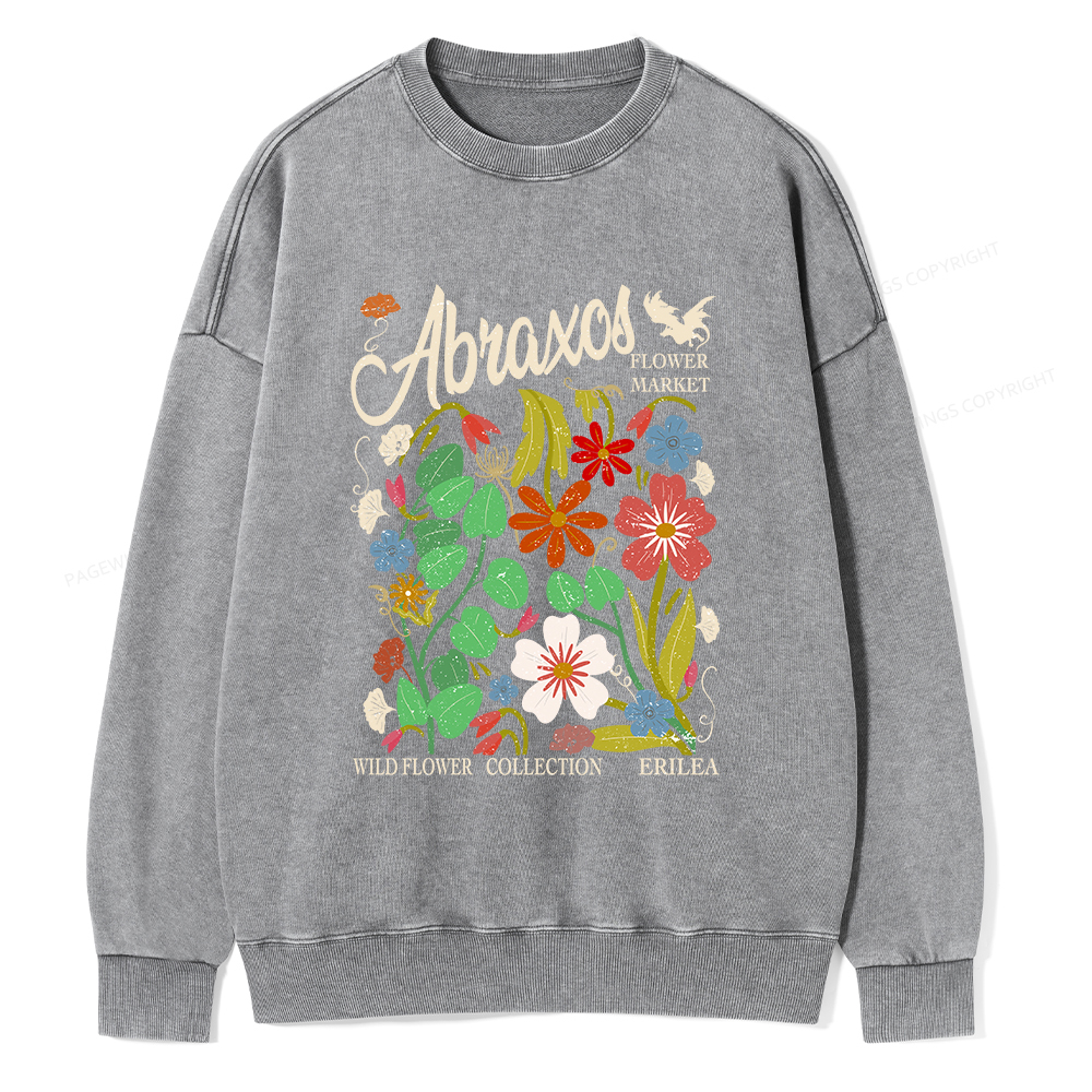 Pagewings Abraxos Unisex Washed Sweatshirt