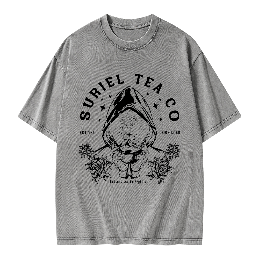 Pagewings Suriel Tea Co Unisex Washed T-shirt