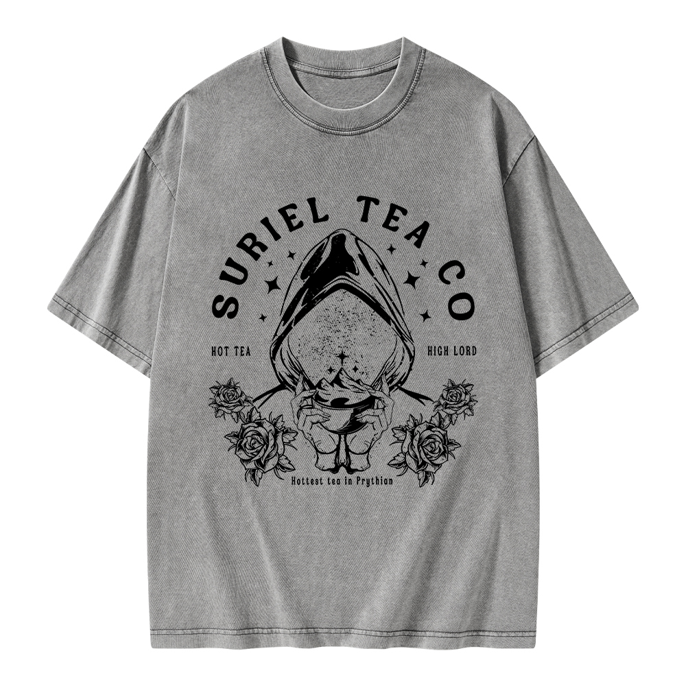 Pagewings Suriel Tea Co Unisex Washed T-shirt