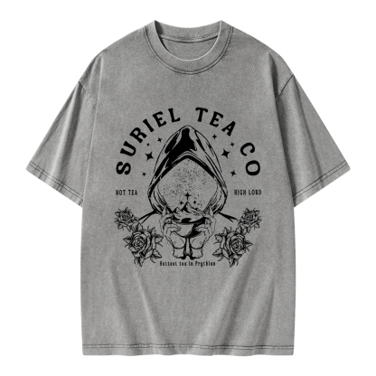 Pagewings Suriel Tea Co Unisex Washed T-shirt