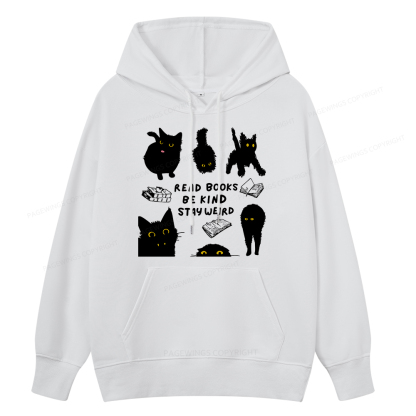 Pagewings Read Books Be Kind Stay Weird Unisex Classic Hoodie