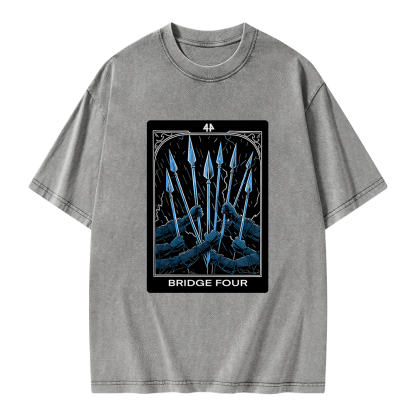 Pagewings Bridge Four Unisex Washed T-shirt