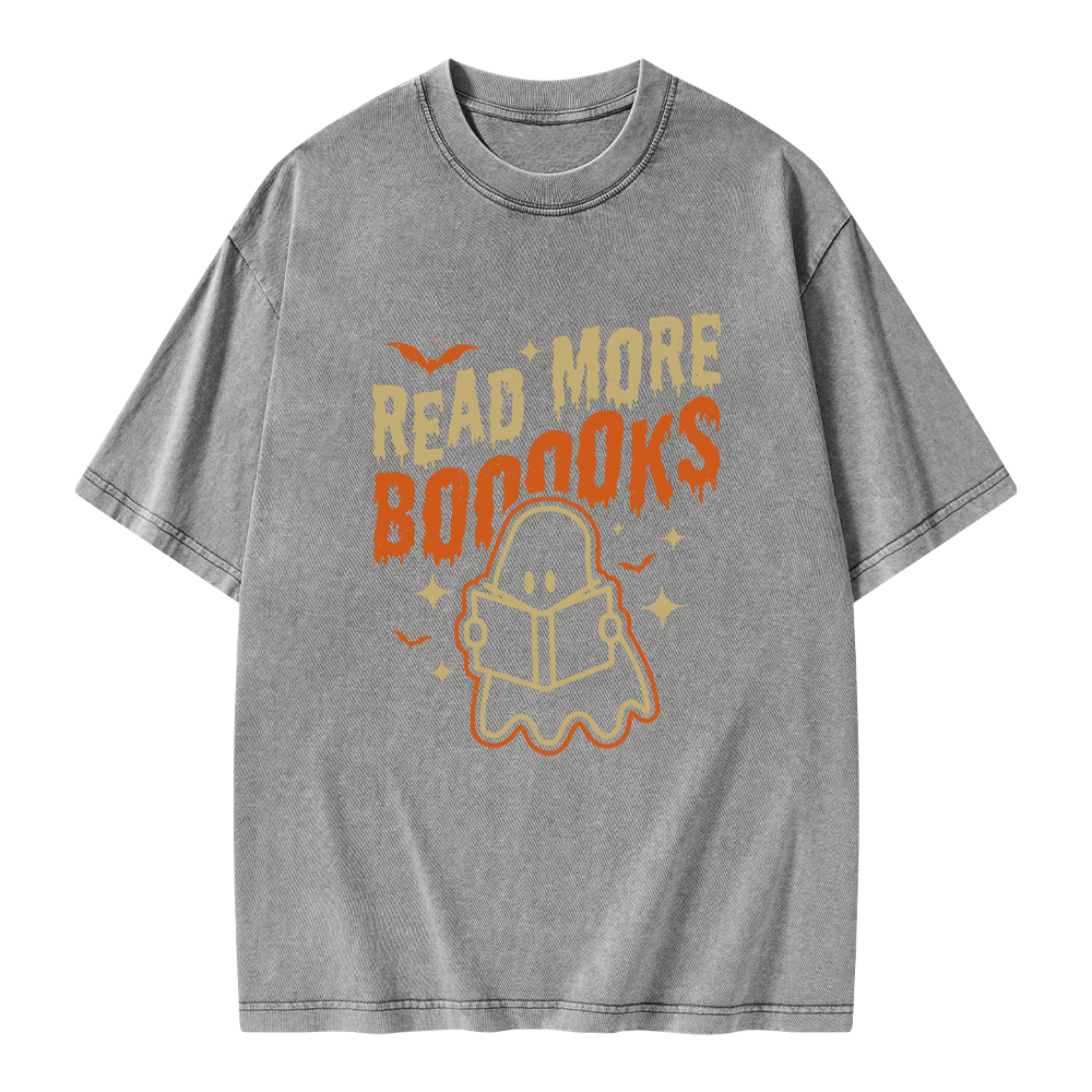 Pagewings Read More Booooks Unisex Washed T-shirt