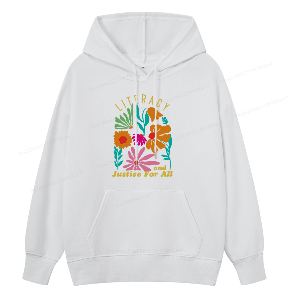 Pagewings Literacy And Justice Unisex Classic Hoodie