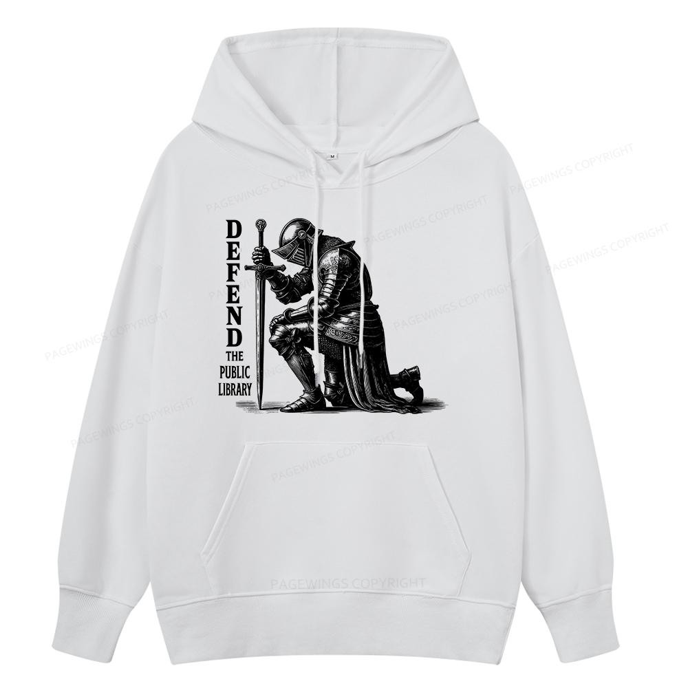 Pagewings Defend the Public Library Unisex Classic Hoodie