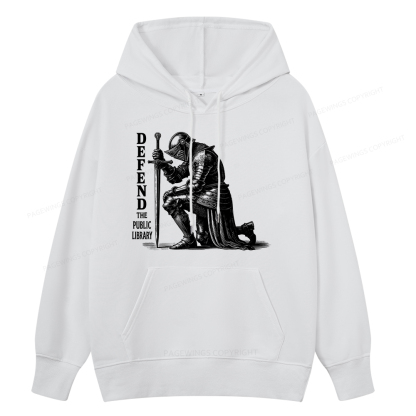 Pagewings Defend the Public Library Unisex Classic Hoodie
