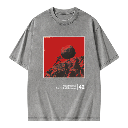 Pagewings Sisyphus Unisex Washed T-shirt