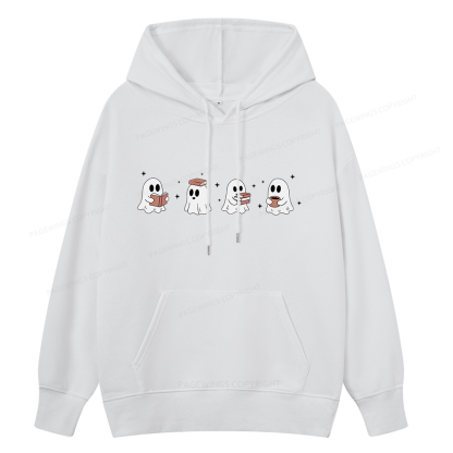 Pagewings Bookish Ghost Unisex Classic Hoodie