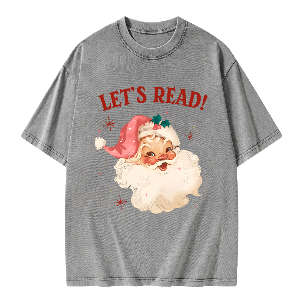 Pagewings Let’s Read Unisex Washed T-shirt