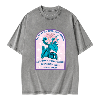 Pagewings All That You Touch, You Change Unisex Washed T-shirt