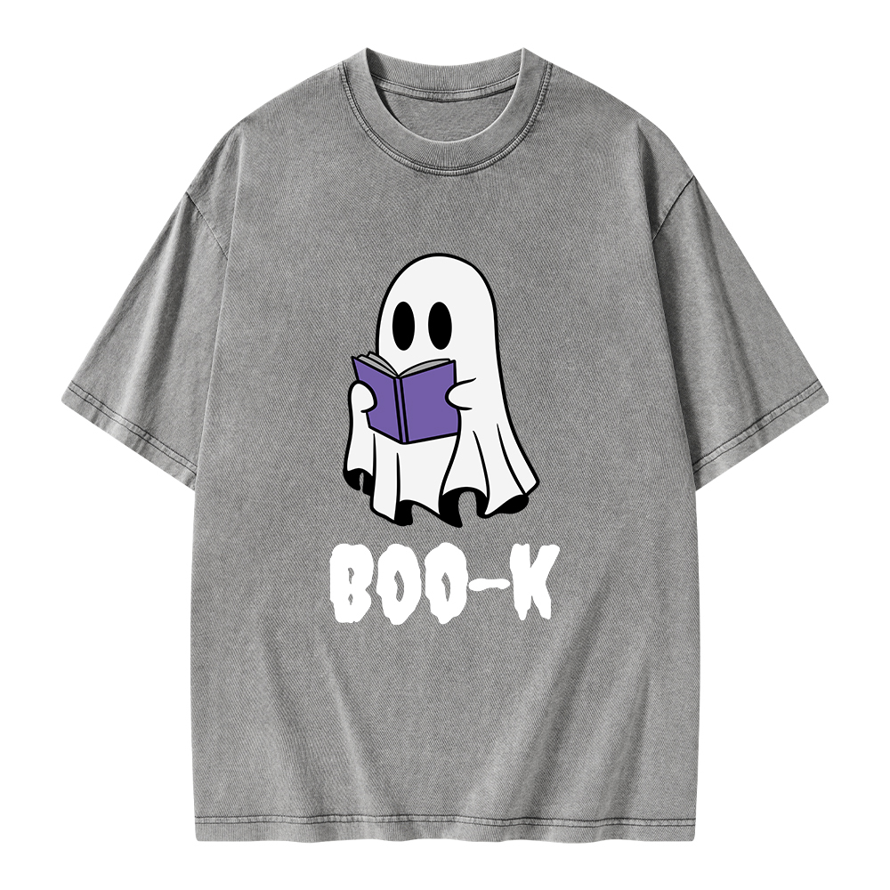 Pagewings Boo-K Unisex Washed T-shirt