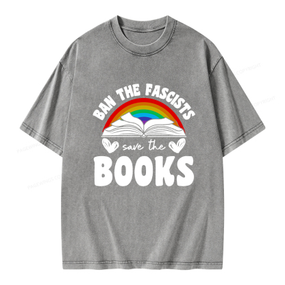 Pagewings Banned books T-Shirt Unisex Washed T-shirt