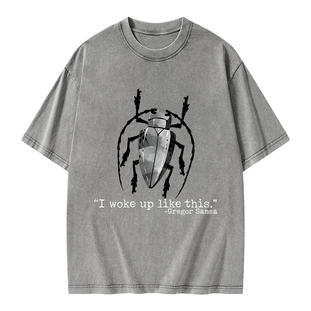 Pagewings I Woke Up Like This Unisex Washed T-shirt