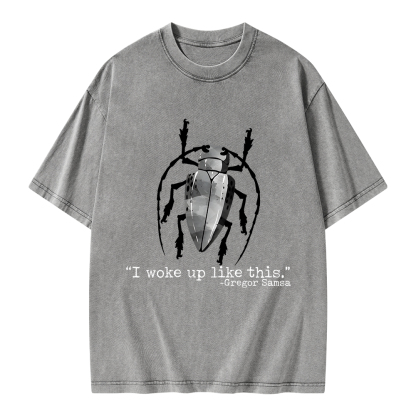 Pagewings I Woke Up Like This Unisex Washed T-shirt