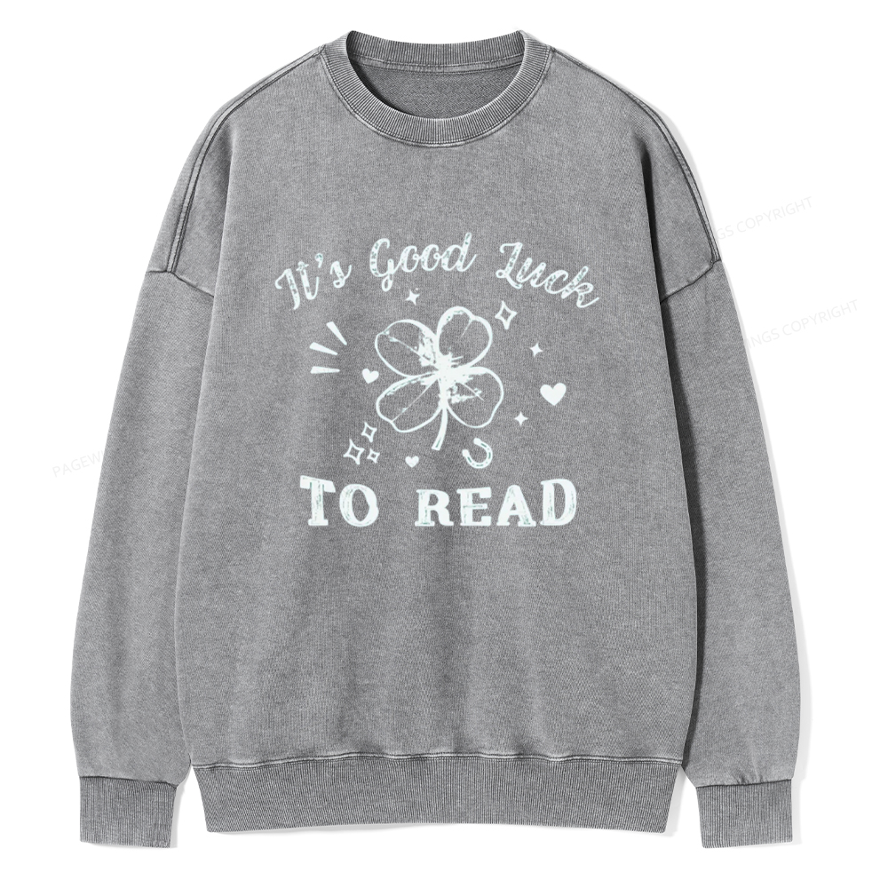 Pagewings St Patricks Day Teacher Shirts  Unisex Washed Sweatshirt