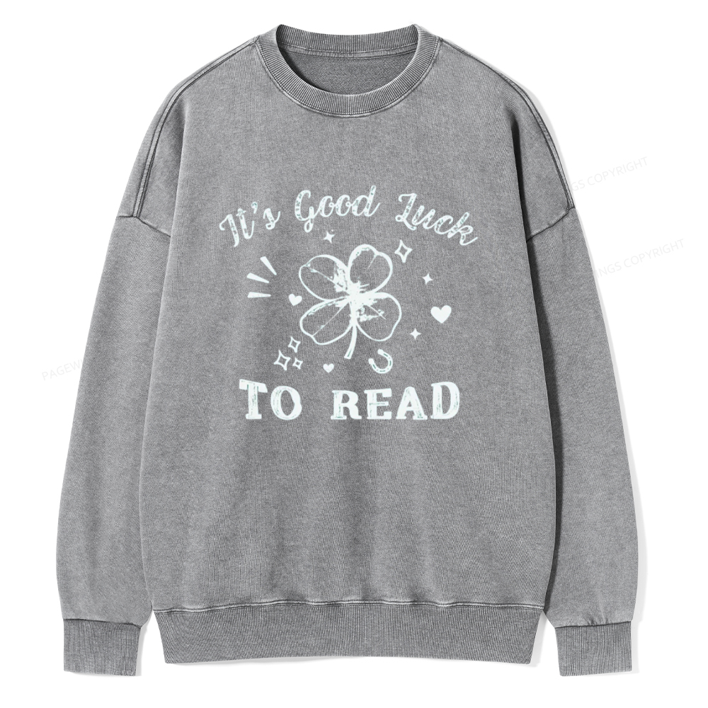 Pagewings St Patricks Day Teacher Shirts  Unisex Washed Sweatshirt