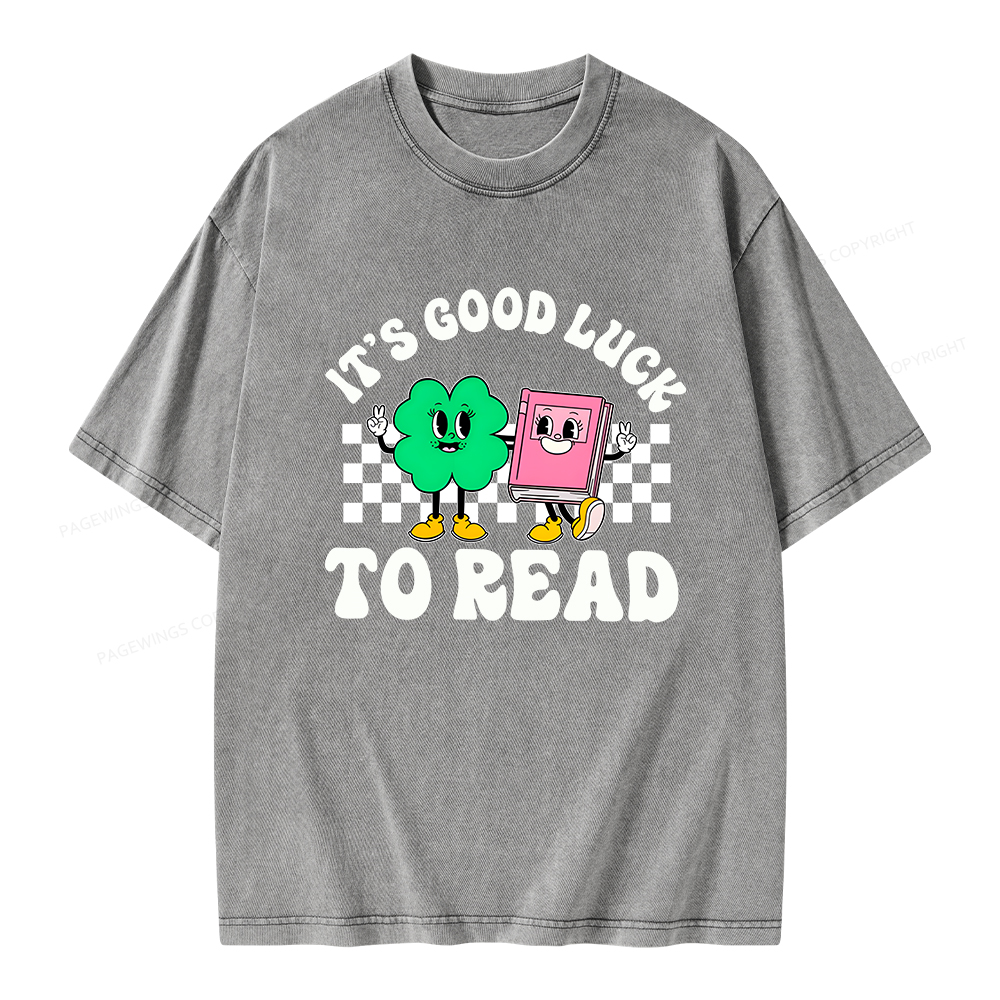 Pagewings St Patricks Day Teacher Shirt  Unisex Washed T-shirt