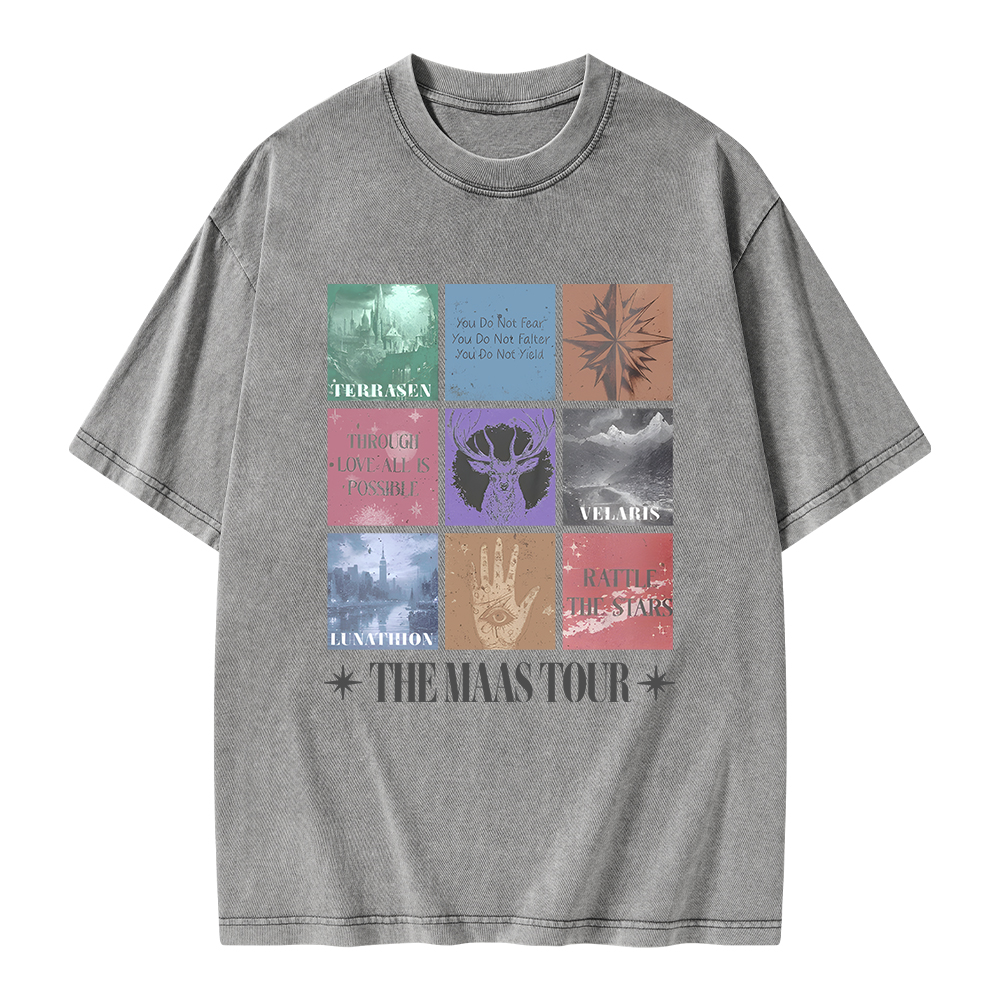 Pagewings The Maas Tour Unisex Washed T-shirt