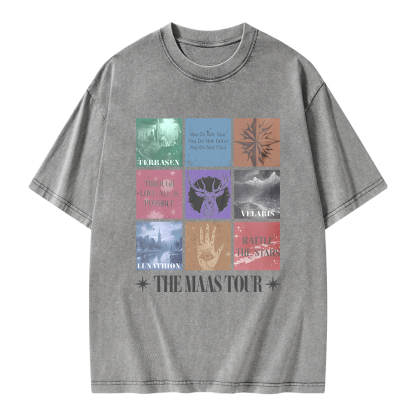 Pagewings The Maas Tour Unisex Washed T-shirt