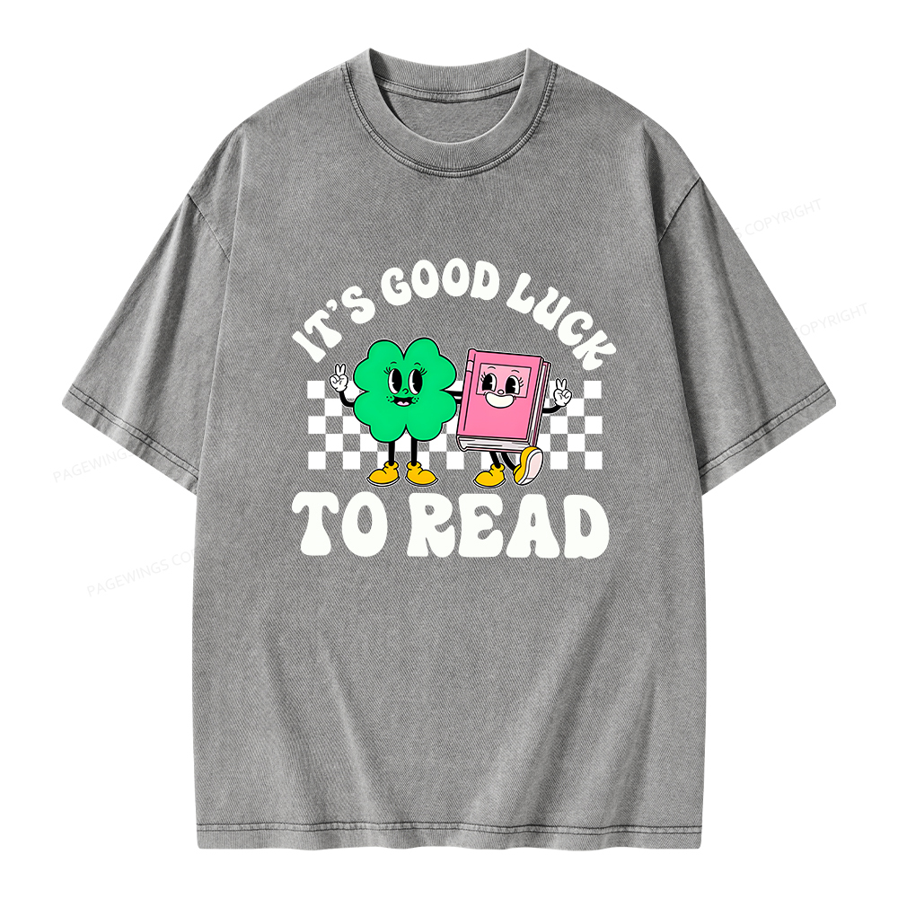 Pagewings St Patricks Day Teacher Shirt  Unisex Washed T-shirt