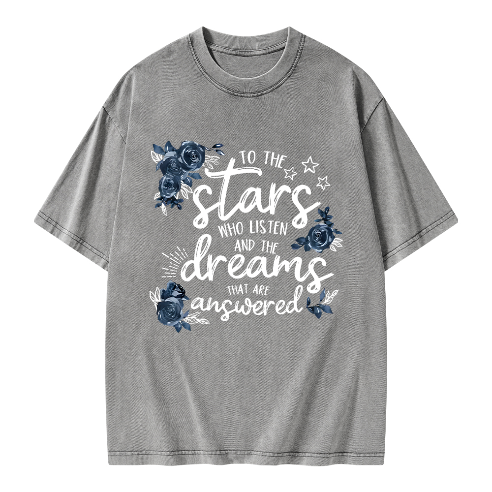 Pagewings To The Stars Unisex Washed T-shirt