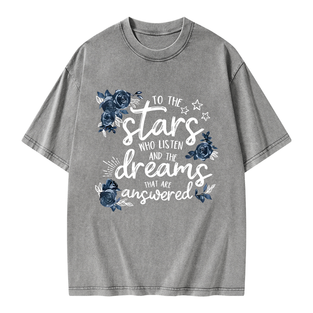 Pagewings To The Stars Unisex Washed T-shirt