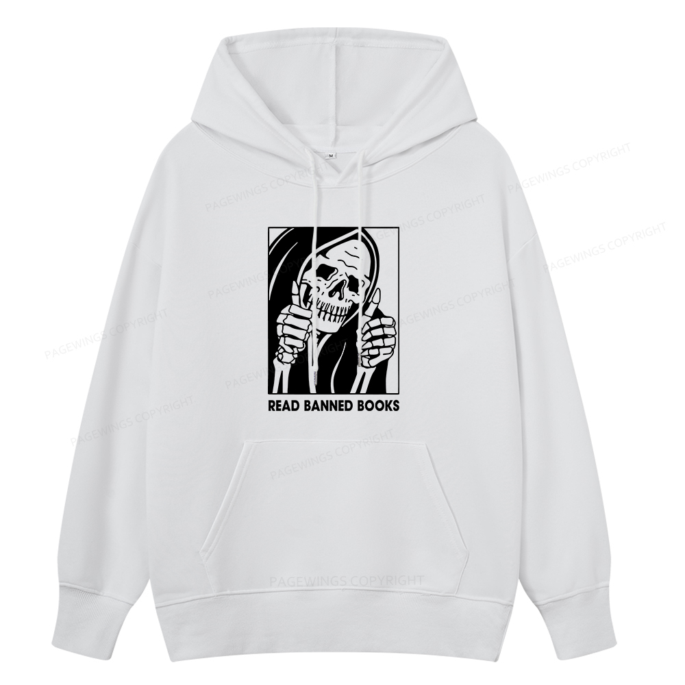 Pagewings Read Banned Book Unisex Classic Hoodie