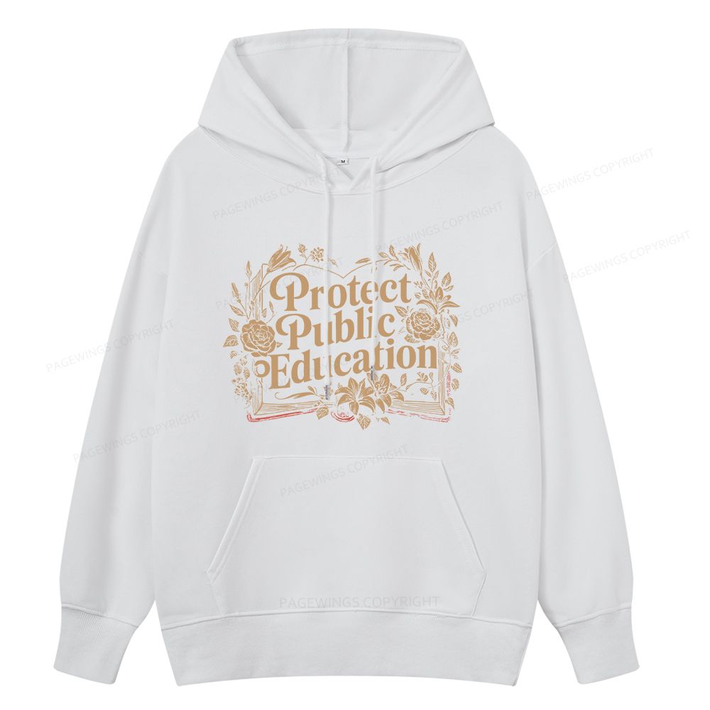 Pagewings Protect Public Education Unisex Classic Hoodie