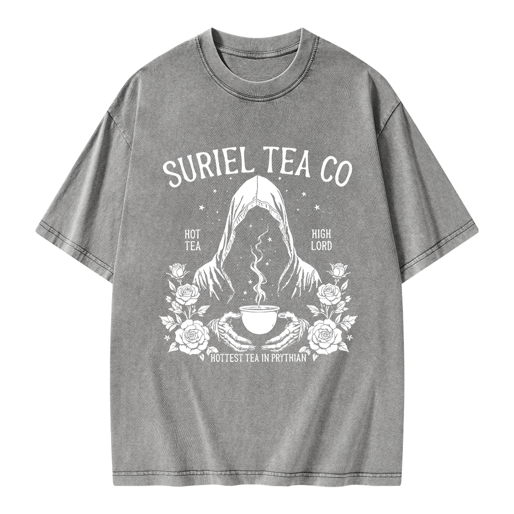 Pagewings Suriel Tea Co Unisex Washed T-shirt