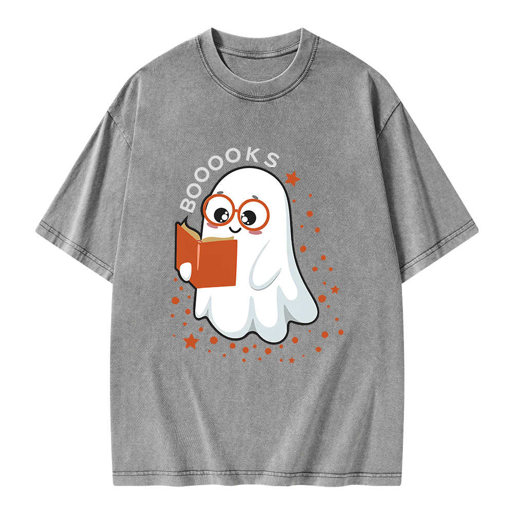 Pagewings Booooks Unisex Washed T-shirt