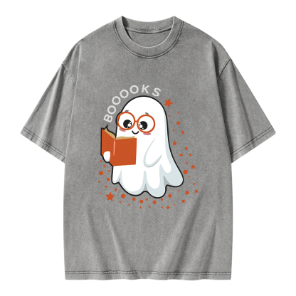 Pagewings Booooks Unisex Washed T-shirt